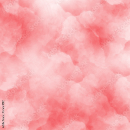 pink cloud watercolor background