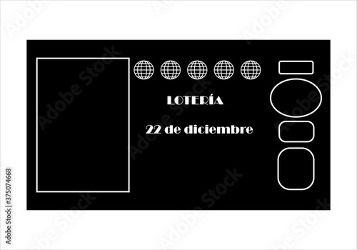 Décimo de lotería de Navidad