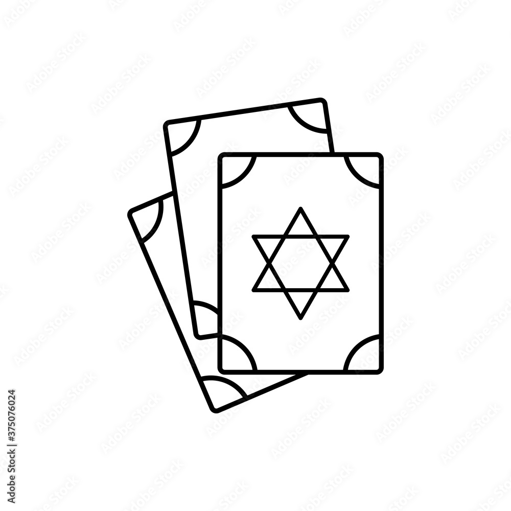 Sketch magic card icon isolated on white. Outline vector stock illustration. EPS 10 Sketch magic card icon isolated on white. Outline vector stock illustration. EPS 10