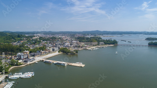 《宮城県》日本三景・松島　松島湾空撮