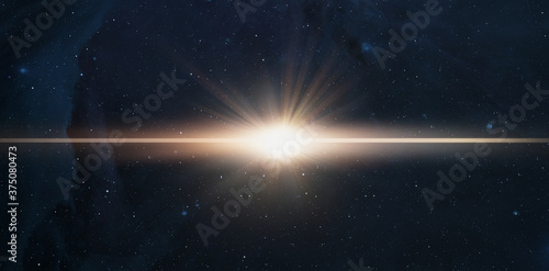 Wallpaper Mural Supernova explosion in the center of the milky way Elements of this image furni