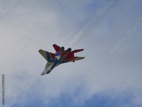 Aerobatics from "Russian Knights" and "Swifts"
