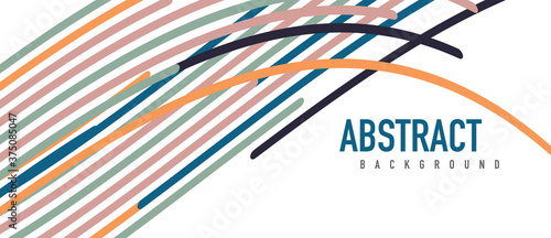 Аbstract moving colorful lines vector backgrounds for cover, placard, poster, banner or flyer