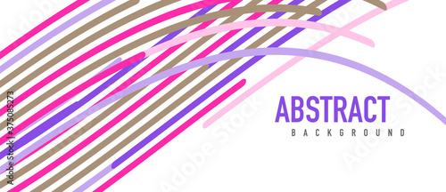Аbstract moving colorful lines vector backgrounds for cover, placard, poster, banner or flyer