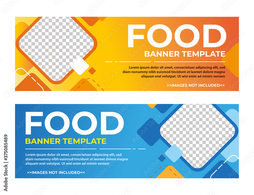 Food Banner Template, Food Promotion Banner, Food Menu Banner