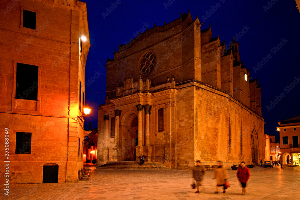 Catedral de santa Maria (s.XIII). Ciutadella.Menorca.Baleares.España.