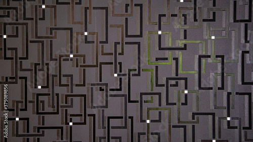 Geometric Accent Wall
