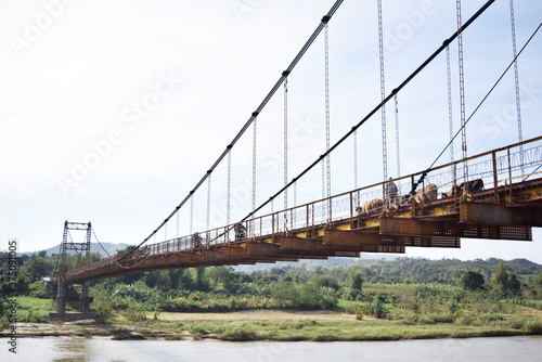 The oldest bridge in Kon Tum province  Vietnam 