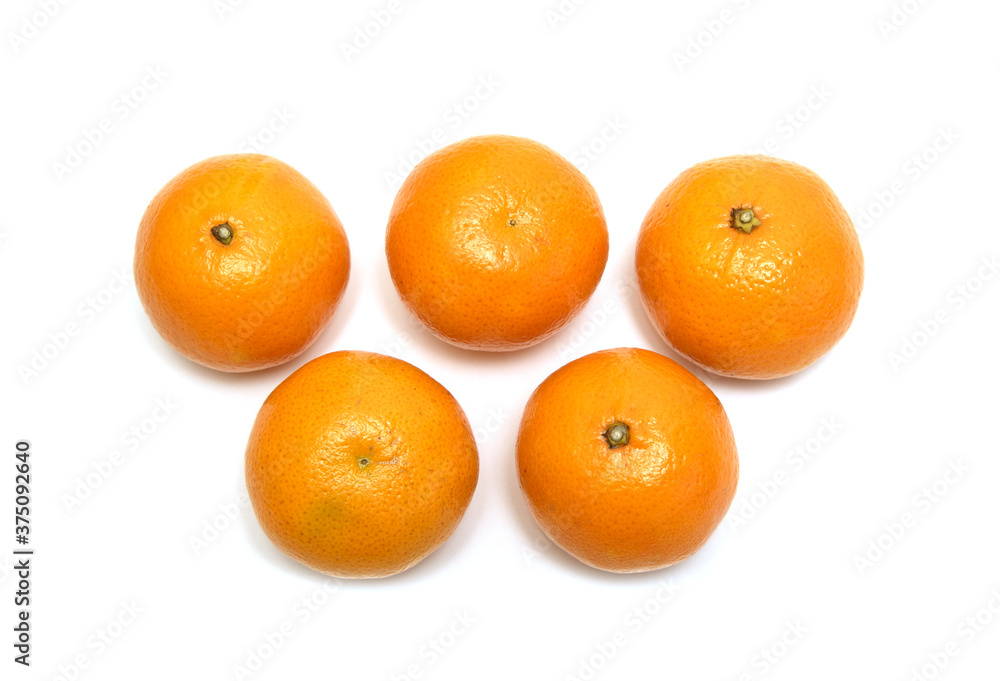 Ripe orange isolated on a white background. Ripe orange isolated on a white background.