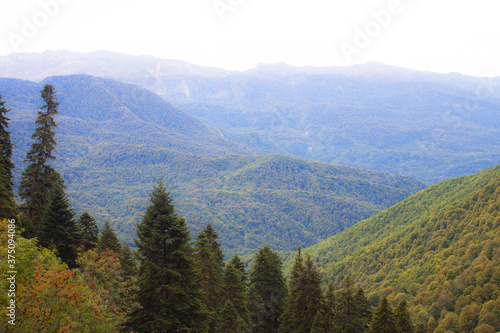 Aibga mountain range  Sochi  Krasnodar territory.
