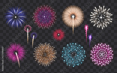 Realistic Fireworks Set