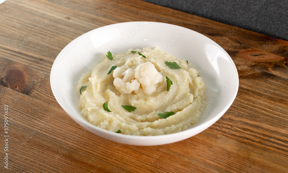 Homemade Cauliflower Puree or Colcannon with Mashed Cabbage Homemade Cauliflower Puree or Colcannon with Mashed Cabbage