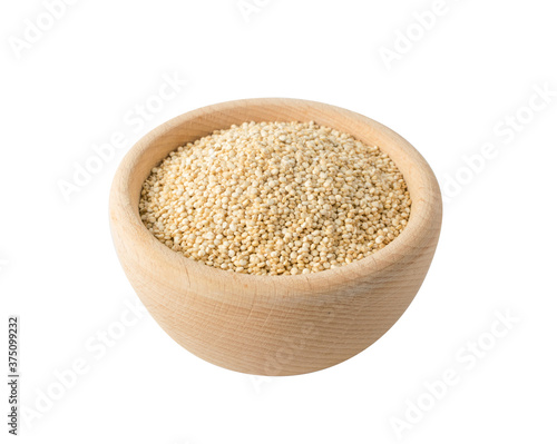 Quinoa Seeds Background or Chenopodium Quinoa Isolated