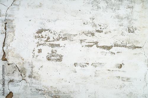 Old cracked plaster wall, background, texture.