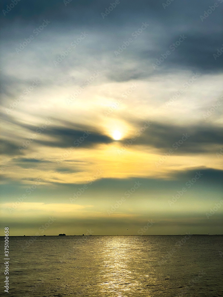 sunset in the sea #abdullahadli