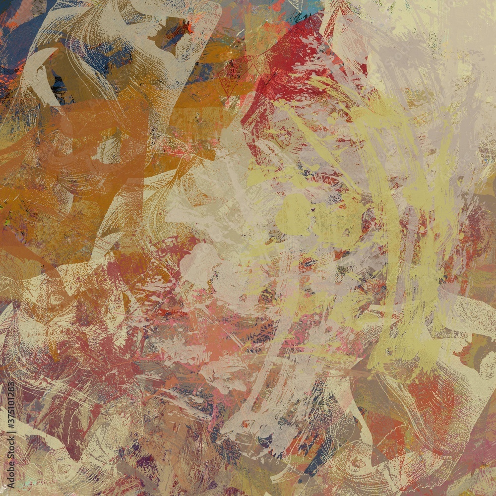 Texture of strokes of colored paint, blurred spots with brushes of different sizes and shapes. Stylized watercolor, oil grunge background Texture of strokes of colored paint, blurred spots with brushes of different sizes and shapes. Stylized watercolor, oil grunge background