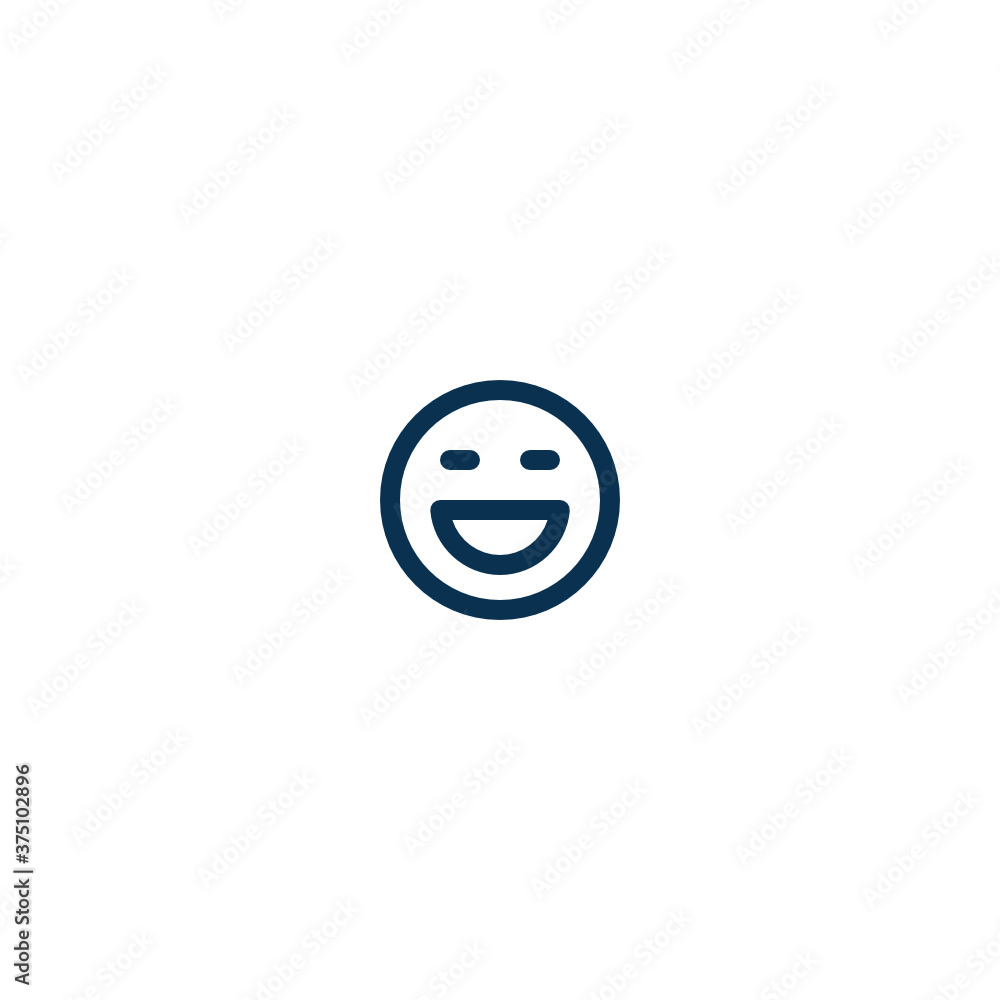 Fototapeta premium Grinning Emoji
