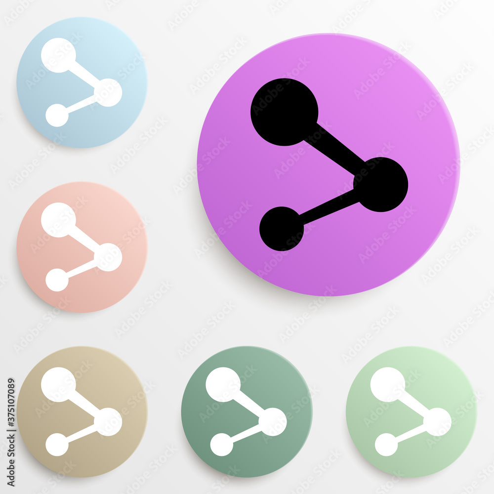 communication sign badge color set. Simple glyph, flat vector of web icons for ui and ux, website or mobile application communication sign badge color set. Simple glyph, flat vector of web icons for ui and ux, website or mobile application