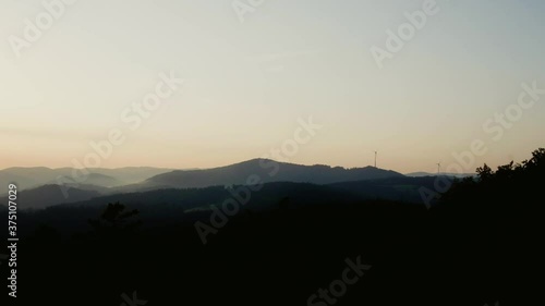 Wallpaper Mural sunrise in the mountains, black forest, germany Torontodigital.ca