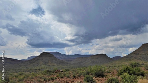 Semi Desert Mountain Scenery, Karoo NP, South Africa