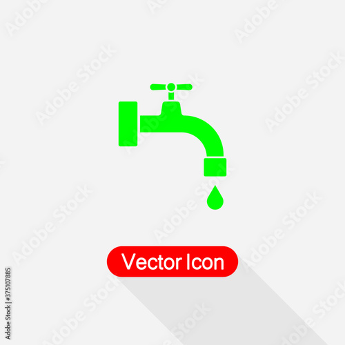 Water Crane Icon Vector Illustration Eps10