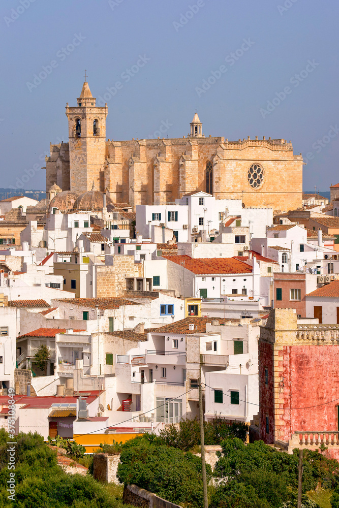 Catedral de Ciutadella.Menorca.Reserva de la Bioesfera.Illes Balears.España.