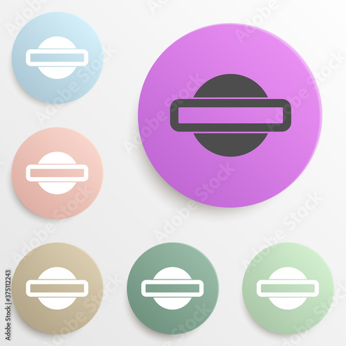 prohibition sign badge color set. Simple glyph, flat vector of web icons for ui and ux, website or mobile application Free Download prohibition sign badge color set. Simple glyph, flat vector of web icons for ui and ux, website or mobile application - GFXLoad