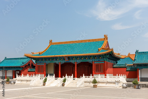 Duanli or Ceremony Gate in restored Prince's Palace, initially built in 14th century for prince of Dai, Zhu Gui in early Ming Dynasty, Datong Old City, Shanxi, China.