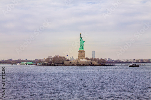 The Statue of Liberty from the New Jersey Ferry © Panpiki