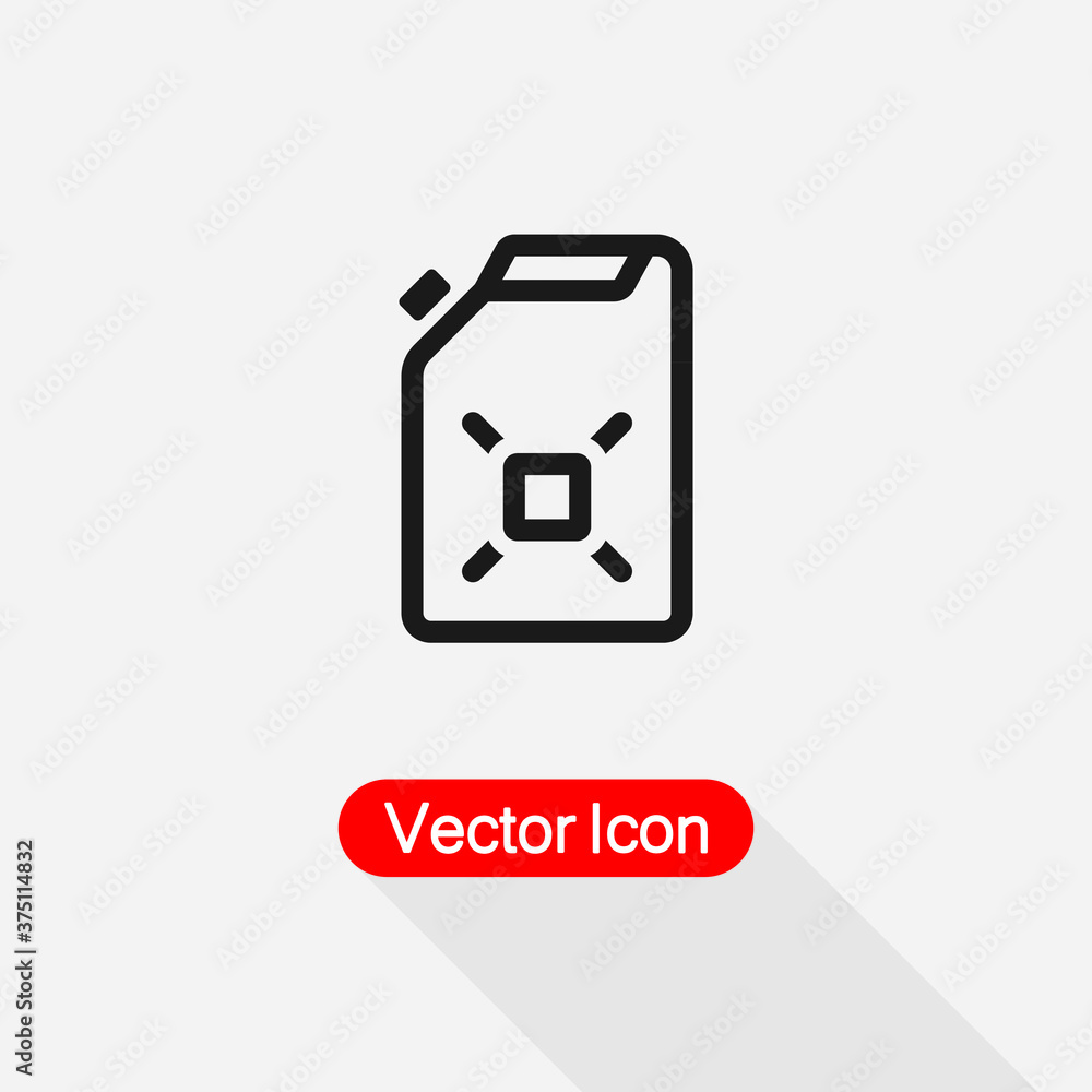Canister icon, Container and Jerrican, Jug, Gas Symbol Vector Illustration Eps10 Canister icon, Container and Jerrican, Jug, Gas Symbol Vector Illustration Eps10