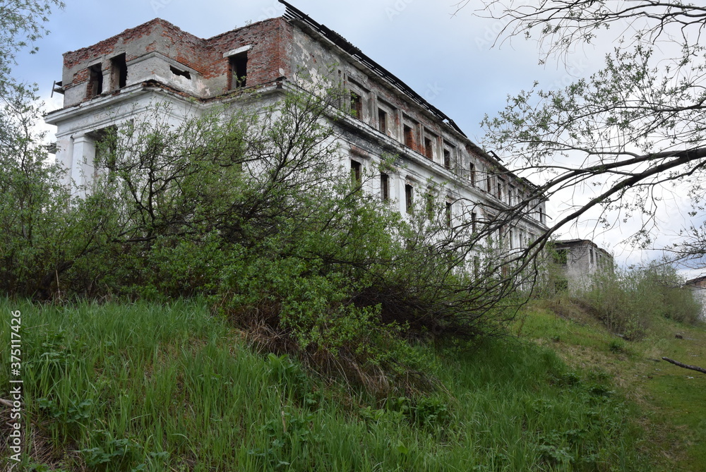 abandoned architecture Russia Vorkuta city