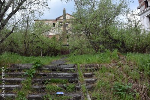 abandoned architecture Russia Vorkuta city photo