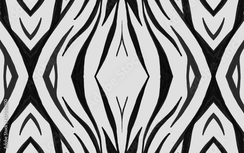 Seamless Zebra Pattern. Abstract Animal Design. 