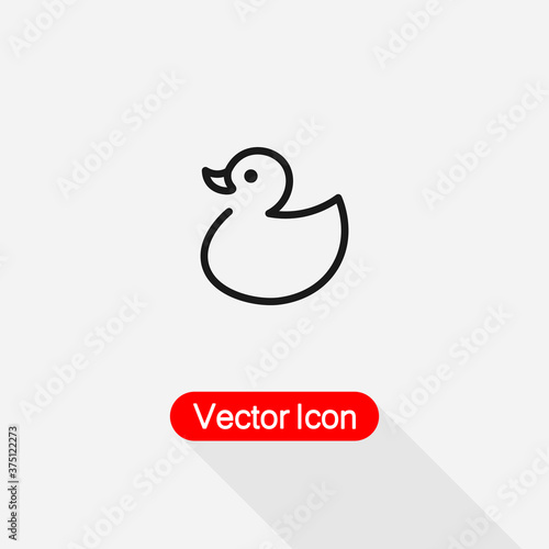 Duck Icon Vector Illustration Eps10