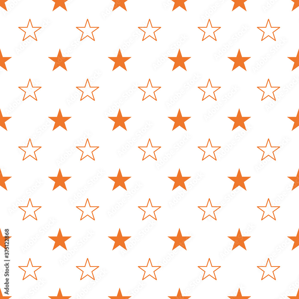 Geometric star seamless pattern vector on isolated white background. Geometric star seamless pattern vector on isolated white background.