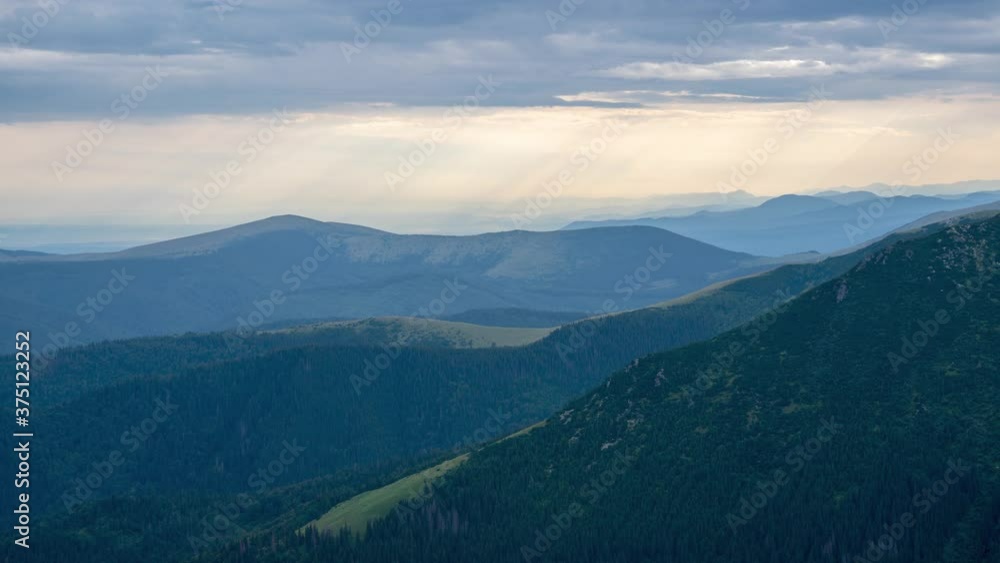 Hyperlapse of mountains and clouds Hyperlapse of mountains and clouds