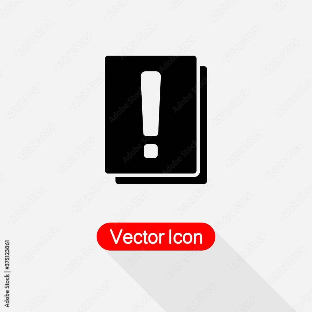 Exclamation Mark Icon Vector Illustration Eps10 Exclamation Mark Icon Vector Illustration Eps10