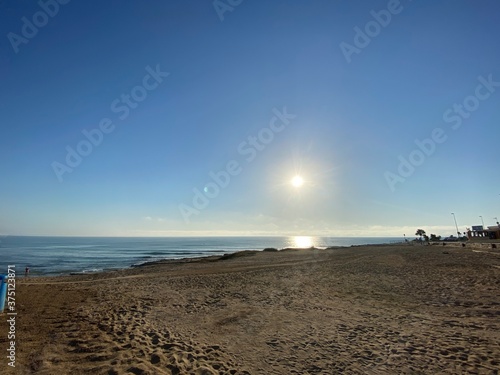 beach at sunset