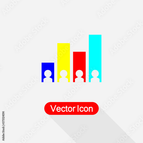 Exit Poll Icon vector illustration Eps10