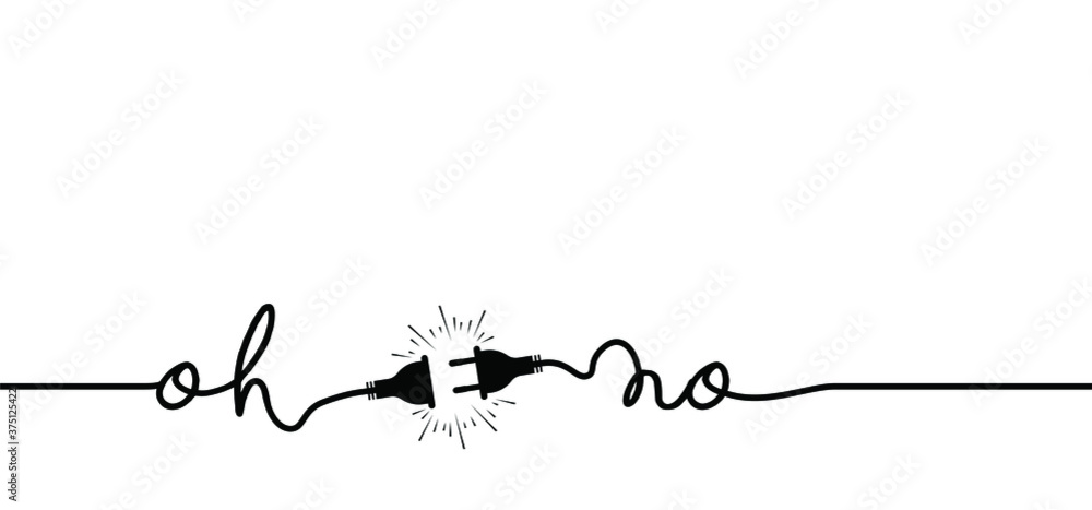 Page not found, 404 error. Oops, I'm so sorry. Funny vector electric quotes for motivation, networking internet concept. Offline or online and unplugged sign. Under construction, broken cable. Page not found, 404 error. Oops, I'm so sorry. Funny vector electric quotes for motivation, networking internet concept. Offline or online and unplugged sign. Under construction, broken cable.