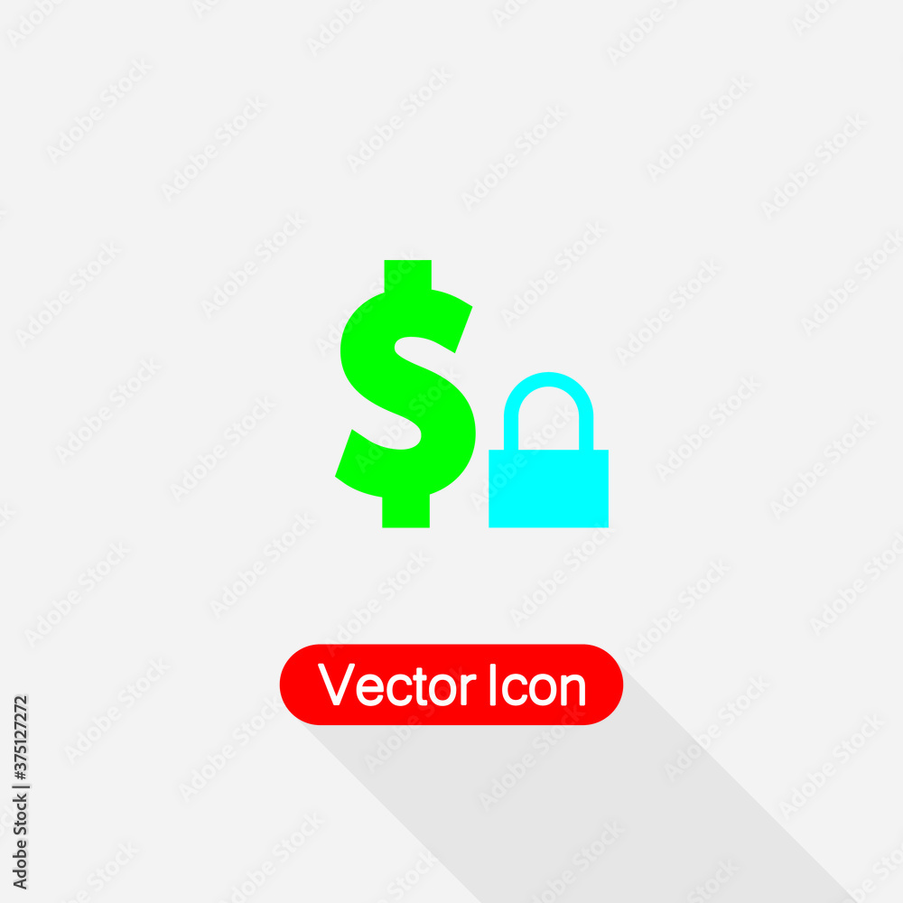 Fixed Icon, Save Money Icon Vector Illustration Eps10 Fixed Icon, Save Money Icon Vector Illustration Eps10