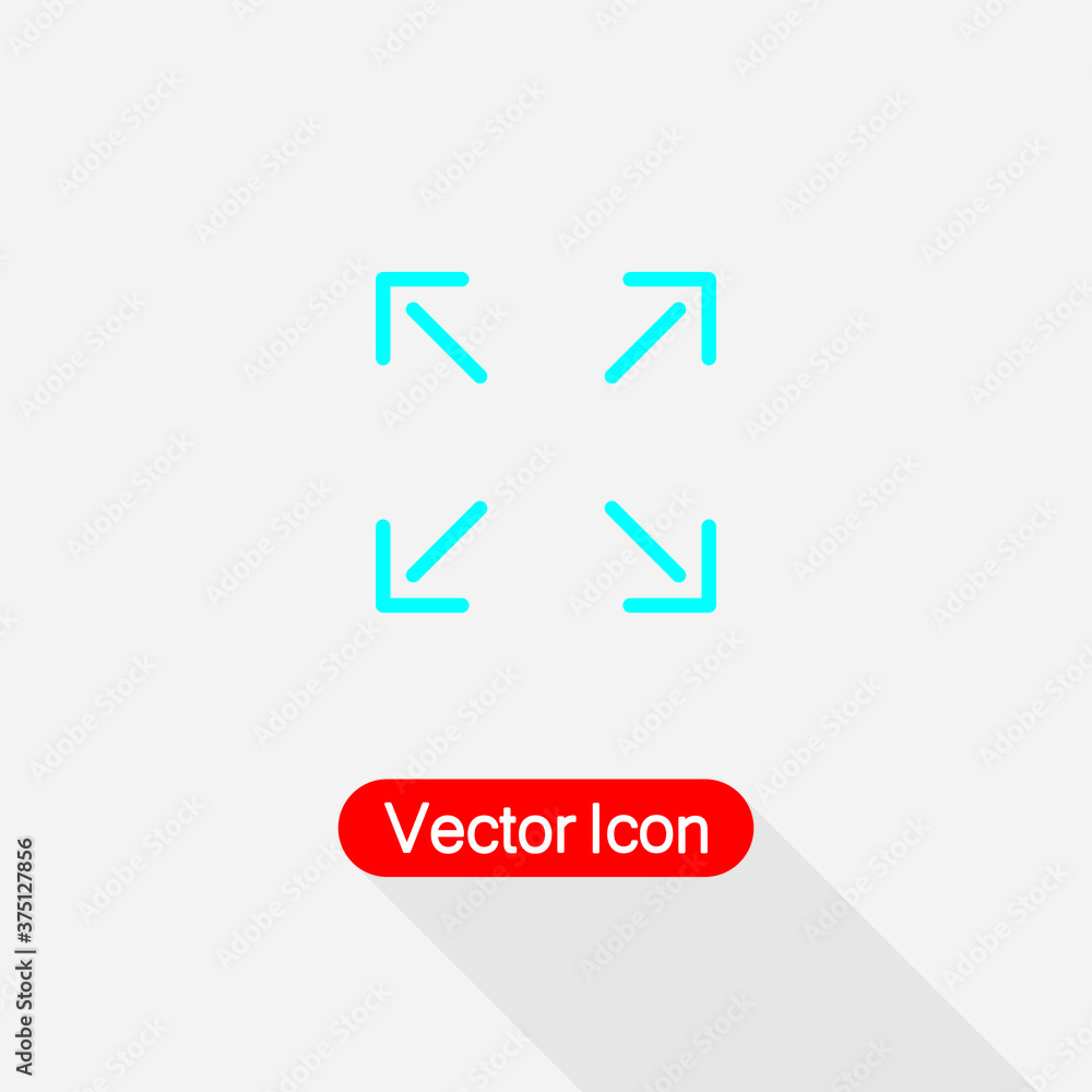 Full Screen Icon, Wide Icon Vector Illustration Eps10 Full Screen Icon, Wide Icon Vector Illustration Eps10