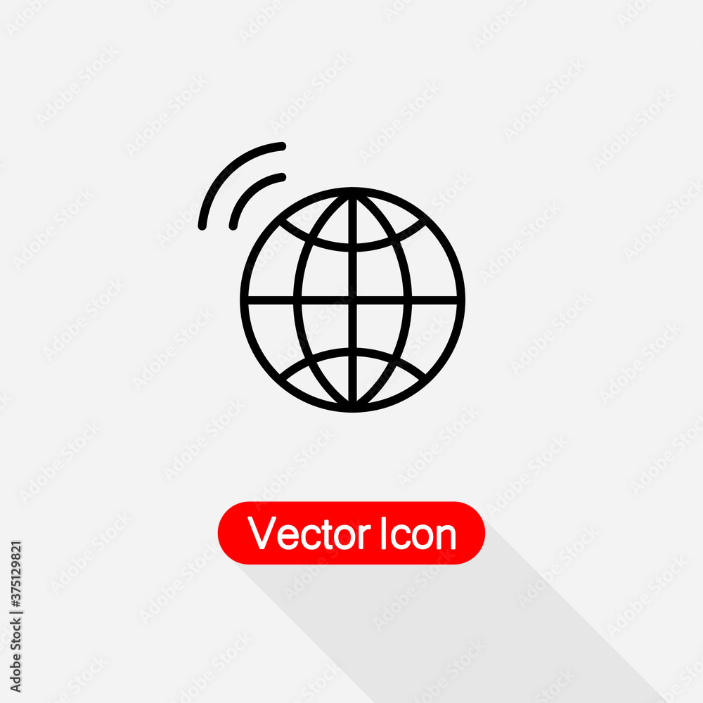 Go To Web Icon, Link Icon Vector Illustration Eps10
