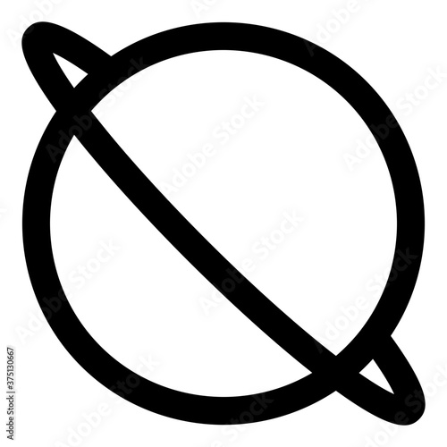 Space outline icon
