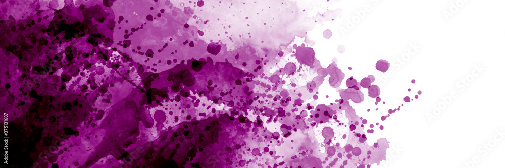 abstract colorful watercolor background with splash