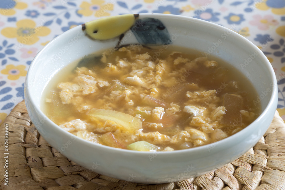 スイカの皮とたまごのスープ スイカの皮とたまごのスープ