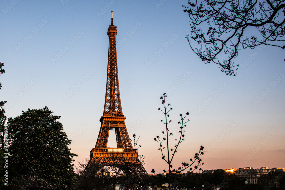 Eiffel at Twilight