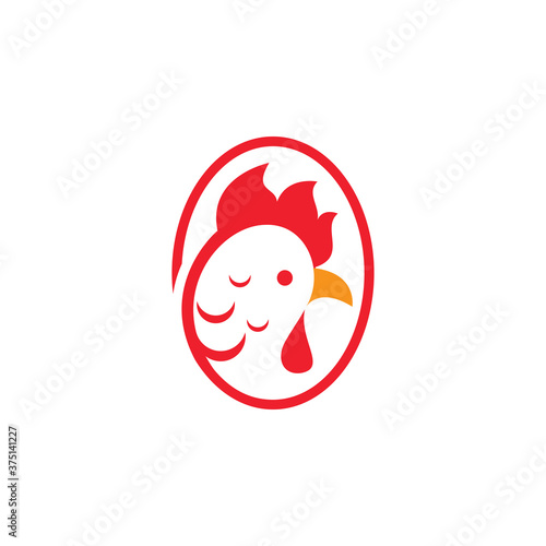 Vector symbol design for chicken and egg production companies
