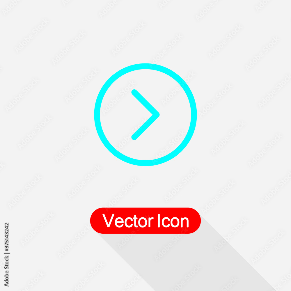 Right Arrow Icon Vector Illustration Eps10 Right Arrow Icon Vector Illustration Eps10