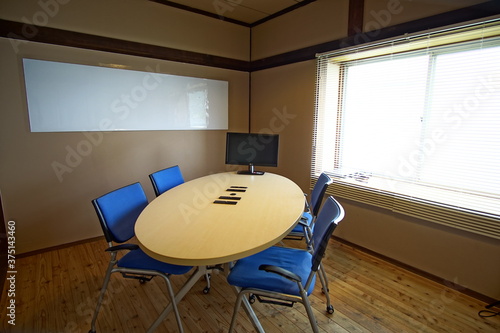 interior of meeting room in small office